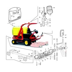 Fanale anteriore sinistro TURBO1 TURBO2 ORIGINALE GIANNI FERRARI 00.40.00.1260 | Newgardenstore.eu