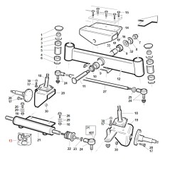 ORIGINAL GIANNI FERRARI BFB 95599610000 PG ORIGINAL Simmerringe für die Lenksäule. | Newgardenstore.eu