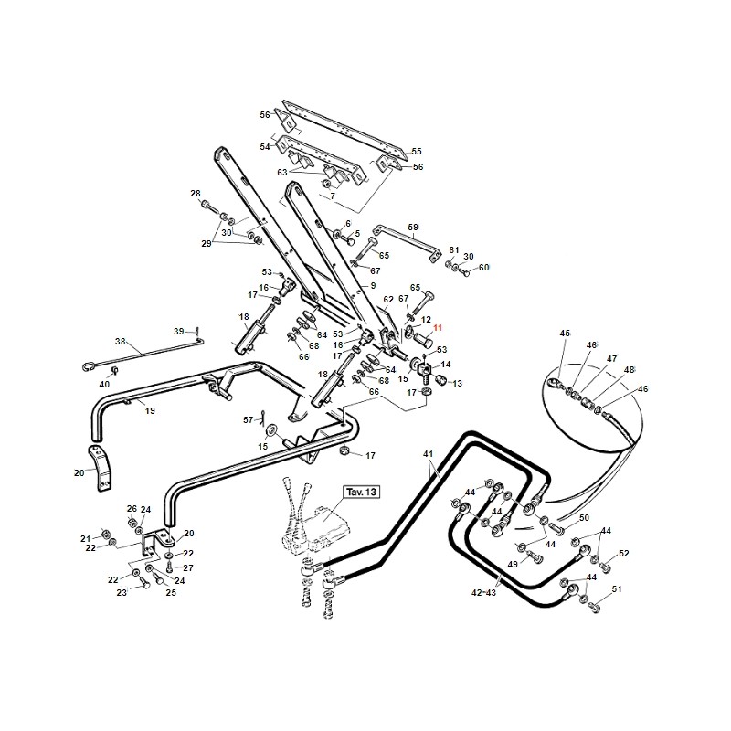 Cylinder fixing pin ORIGINAL TURBOGRASS GIANNI FERRARI 01.50.00.2310