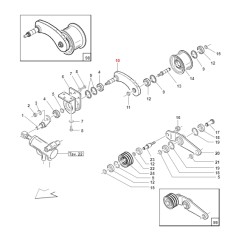 ORIGINAL PTO TURBOZ 440D tendeur GIANNI FERRARI 01.50.40.0201 | Newgardenstore.eu