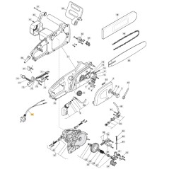 Cavo alimentazione elettrosega modelli CP1.8 EA1800 ORIGINALE STIGA 118800459/0