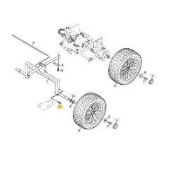 ORIGINAL STIGA 9945-0816-16 Schraube M8X16 mit Flansch Traktor Modelle 1125M | Newgardenstore.eu