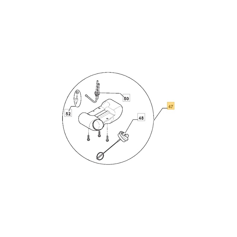 ORIGINAL STIGA brushcutter mixture tank assembly B 32 - CB 27 - SB 32