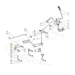 ORIGINAL STIGA Rasentraktor Mähwerk Frontschwenkhebel 382318293/1 | Newgardenstore.eu