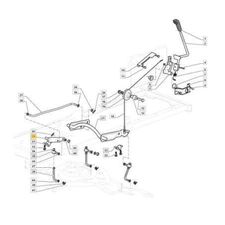 ORIGINAL STIGA Rasentraktor Mähwerk Frontschwenkhebel 382318293/1 | Newgardenstore.eu