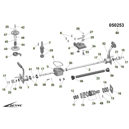 Gruppo trasmissione trazione ORIGINALE ACTIVE rasaerba 5850 SVA - 5850 SVB | Newgardenstore.eu