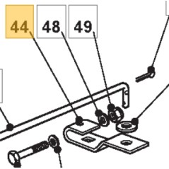 Schalthebel ORIGINAL STIGA Rasentraktor Mäher 1436m - bt92b 325318128/1