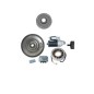 Electric starter kit with flywheel DIESEL engine RUGGERINI RF80 RF81 RF90 RF120