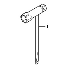 Clé universelle pour tronçonneuse modèles MS500i ORIGINAL STIHL 11428903401