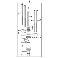 Kit d'outils pour tronçonneuse ORIGINAL STIHL MS500i 59108904505 | Newgardenstore.eu