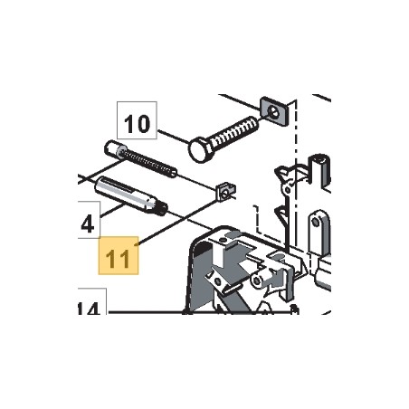 ORIGINAL STIGA chainsaw tensioner plug 350 - a380 - cp361 - gd36 3641970 | Newgardenstore.eu