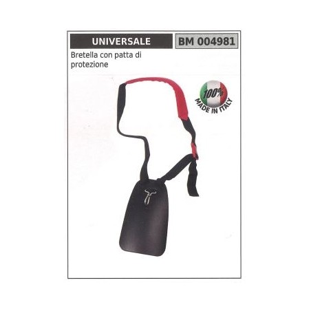 Bib harness with protective flap UNIVERSAL | Newgardenstore.eu