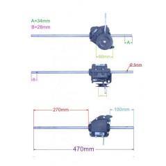 ORIGINAL STIGA EXCEL 50 - XSP55 mower transmission drive 81003106 | Newgardenstore.eu