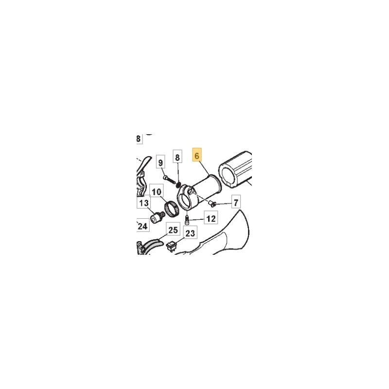 Hose support ORIGINAL STIGA brushcutter 28hd 323782003/0