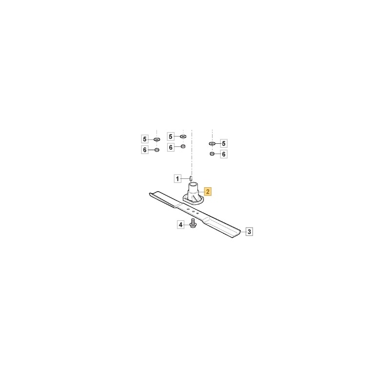 ORIGINAL STIGA 17 mm Messernabe Akku-Rasenmäher 322463190/0