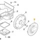 ORIGINAL STIGA Rasenmäher Roboter Mäher 200 mm Abdeckung a1500 322110844/0