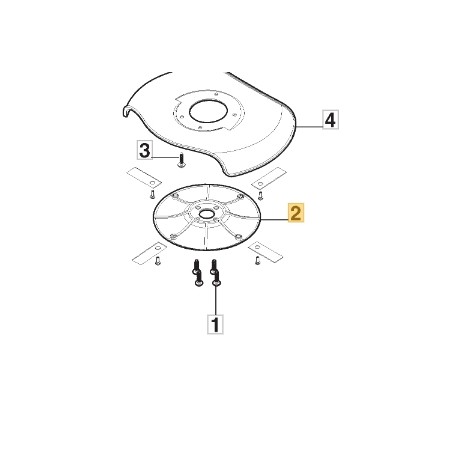 Disque de lame ORIGINAL STIGA 180 mm ORIGINAL STIGA tondeuse robot a1500 322465654/0 | Newgardenstore.eu