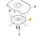 ORIGINAL STIGA 180 mm Messerteller ORIGINAL STIGA Roboter-Rasenmäher a1500 322465654/0