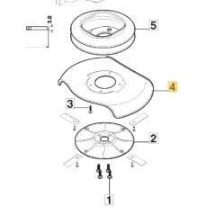 Protezione soffietto motore ORIGINALE STIGA robot tagliaerba a1500 322110087/0