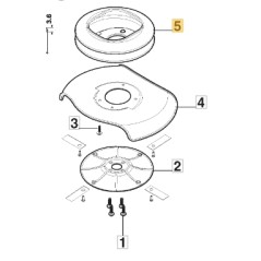 ORIGINAL STIGA Rasentraktor Mähwerk Messerbalgschutz 322110086/0 | Newgardenstore.eu