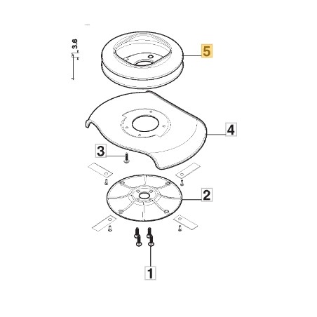 ORIGINAL STIGA Rasentraktor Mähwerk Messerbalgschutz 322110086/0 | Newgardenstore.eu