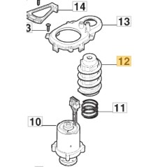 Schraube zur Einstellung der Schnitthöhe ORIGINAL STIGA Roboter-Rasenmäher a1500 322784977/0 | Newgardenstore.eu