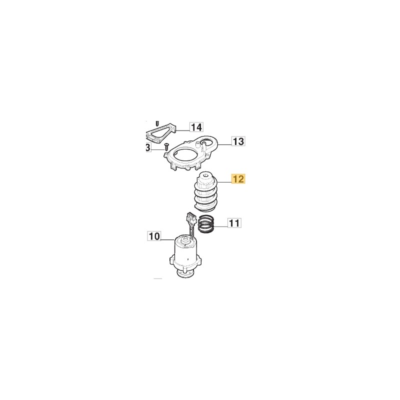 Blade height adjustment screw ORIGINAL STIGA robot lawnmower a1500 322784977/0