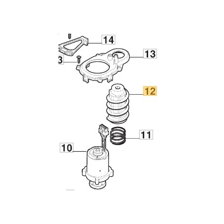 Blade height adjustment screw ORIGINAL STIGA robot lawnmower a1500 322784977/0 | Newgardenstore.eu