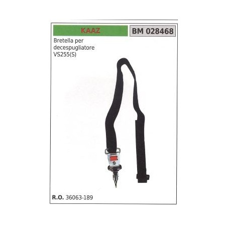 Shoulder harness for brushcutter VS255(S) KAAZ | Newgardenstore.eu