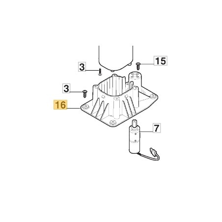 ORIGINAL STIGA Mähroboter Höhenverstellstütze a1500 322784954/1 | Newgardenstore.eu