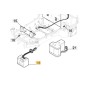 Kit contatti ricarica ORIGINALE STIGA robot tagliaerba a1500 rtk 381394804/3