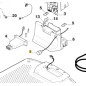 Faisceau de LED ORIGINAL STIGA a1500 rtk robot tondeuse 122063042/0