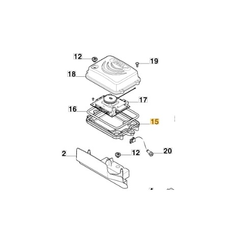 ORIGINAL STIGA Roboter-Grasschneider a1500 rtk 322110165/0 | Newgardenstore.eu