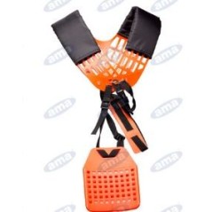 Professional backstrap with protection and quick release for brushcutter 38263