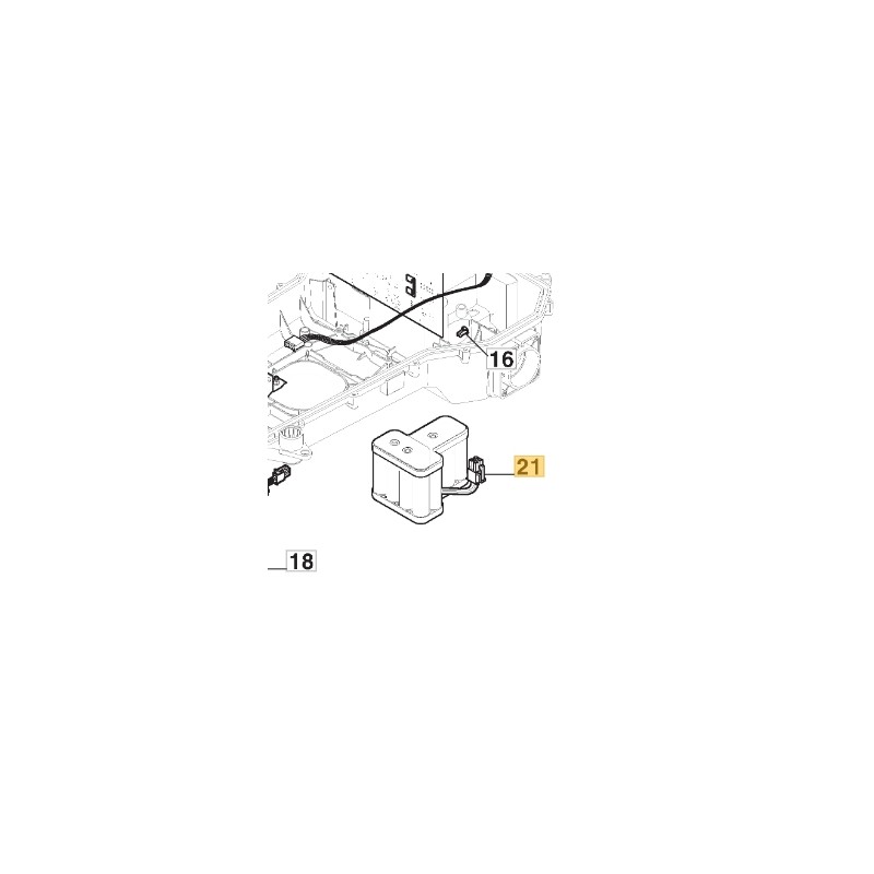 Akku-Pack 25 V - 2,0 Ah ORIGINAL STIGA a500 rtk Roboter-Rasenmäher 381600620/0