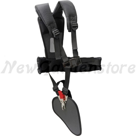 Premium double shoulder strap for brushcutter UNIVERSAL 52471263 | Newgardenstore.eu