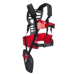 PRO brushcutter harnesses rigid back support and padded straps | Newgardenstore.eu