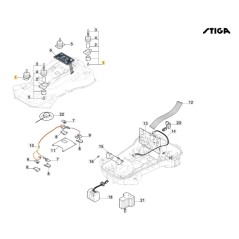 ORIGINAL STIGA a3000 rtk Roboter-Rasenmäher 381394808/0