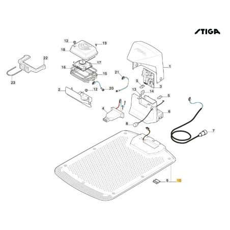 ORIGINAL STIGA a3000 rtk robot cortacésped 381119736/0 | Newgardenstore.eu