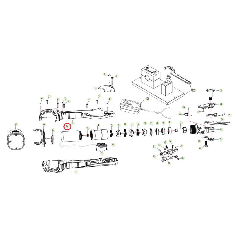 ORIGINAL ACTIVE Elektromotorschere Modell tigercut25 025588