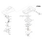 Moyeu de disque ORIGINAL STIGA a7500 rtk tondeuse robot 181465666/0