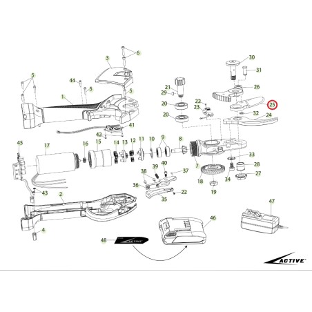 ORIGINAL ACTIVE Scherenmesser ORIGINAL tigercut 35 Modell 025955 | Newgardenstore.eu