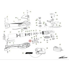 Plastic trigger part ORIGINAL ACTIVE tigercut 35 - 40 025666