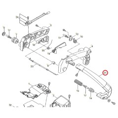 ORIGINAL ACTIVE chainsaw handle models 28.28 024142