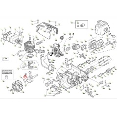 Gabbia a rulli ORIGINALE ACTIVE motosega modelli 62.62 031360 | Newgardenstore.eu