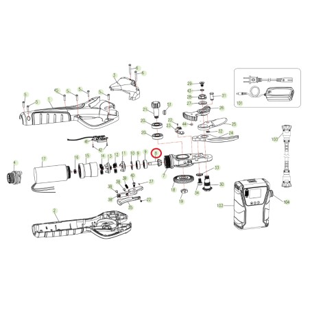 ORIGINAL ACTIVE scissor head sprocket tigercut models 35 - 40 025509 | Newgardenstore.eu