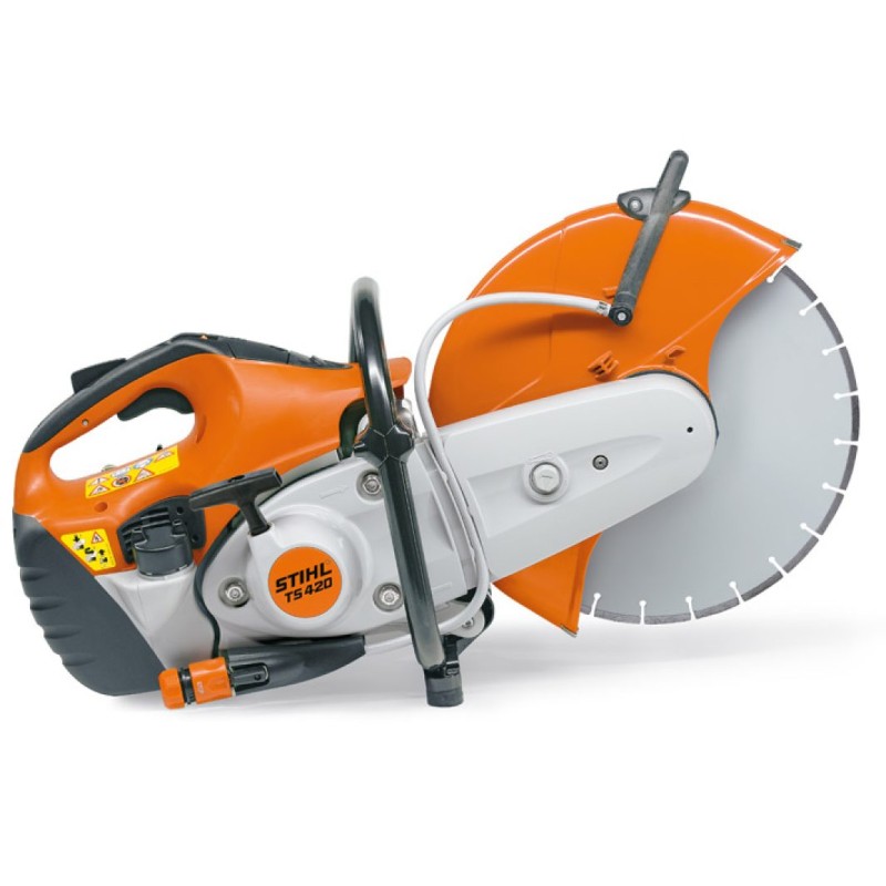 Scie à onglets STIHL TS420 66.7cc disque à tronçonner 350 mm profondeur jusqu'à 125 mm