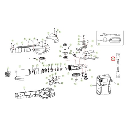 ORIGINAL ACTIVE câble de connexion batterie cisaille modèle tigercut 40 025559 | Newgardenstore.eu