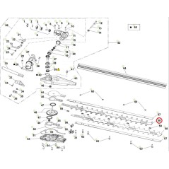 Lama 560 mm ORIGINALE ACTIVE tagliasiepi modelli ultralight 022070