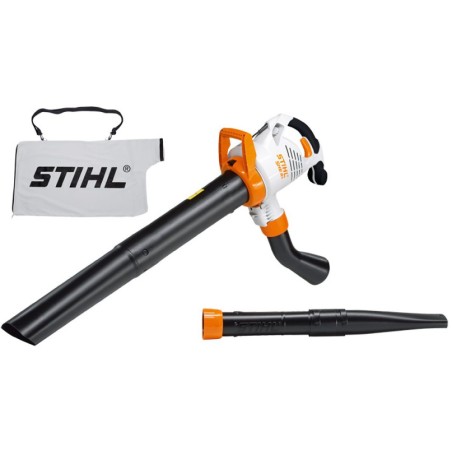 STIHL SHE81 230V electric shredder vacuum cleaner, 45L grass collector capacity | Newgardenstore.eu